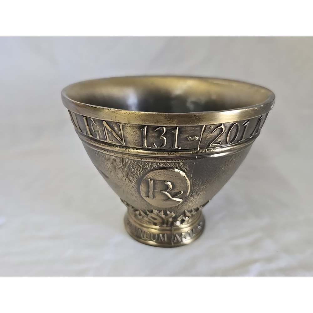 Coricidin Mortar‎ Pestle Rx Drug Store Display Medicine Brass Pharmaceutical